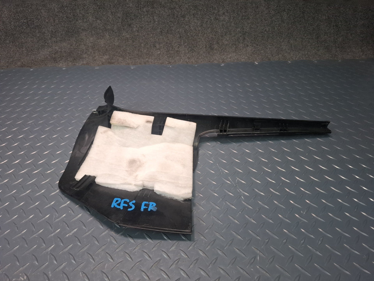08-16 Audi B8 RS5 Set of 2 Front Left & Right Lower A Pillar Trim Kick Panel OEM
