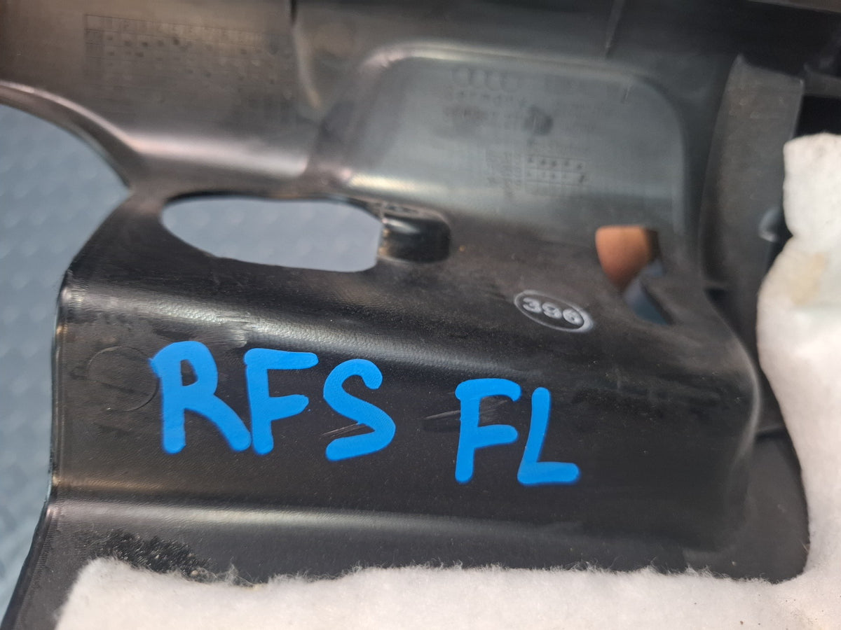 08-16 Audi B8 RS5 Set of 2 Front Left & Right Lower A Pillar Trim Kick Panel OEM