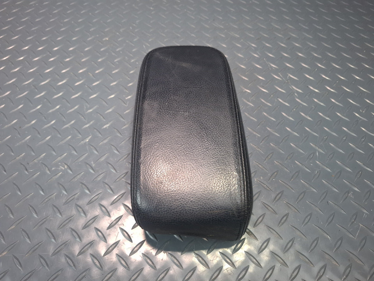 02-05 Ford Thunderbird Center Console Leather Armrest Lid Cover Black OEM