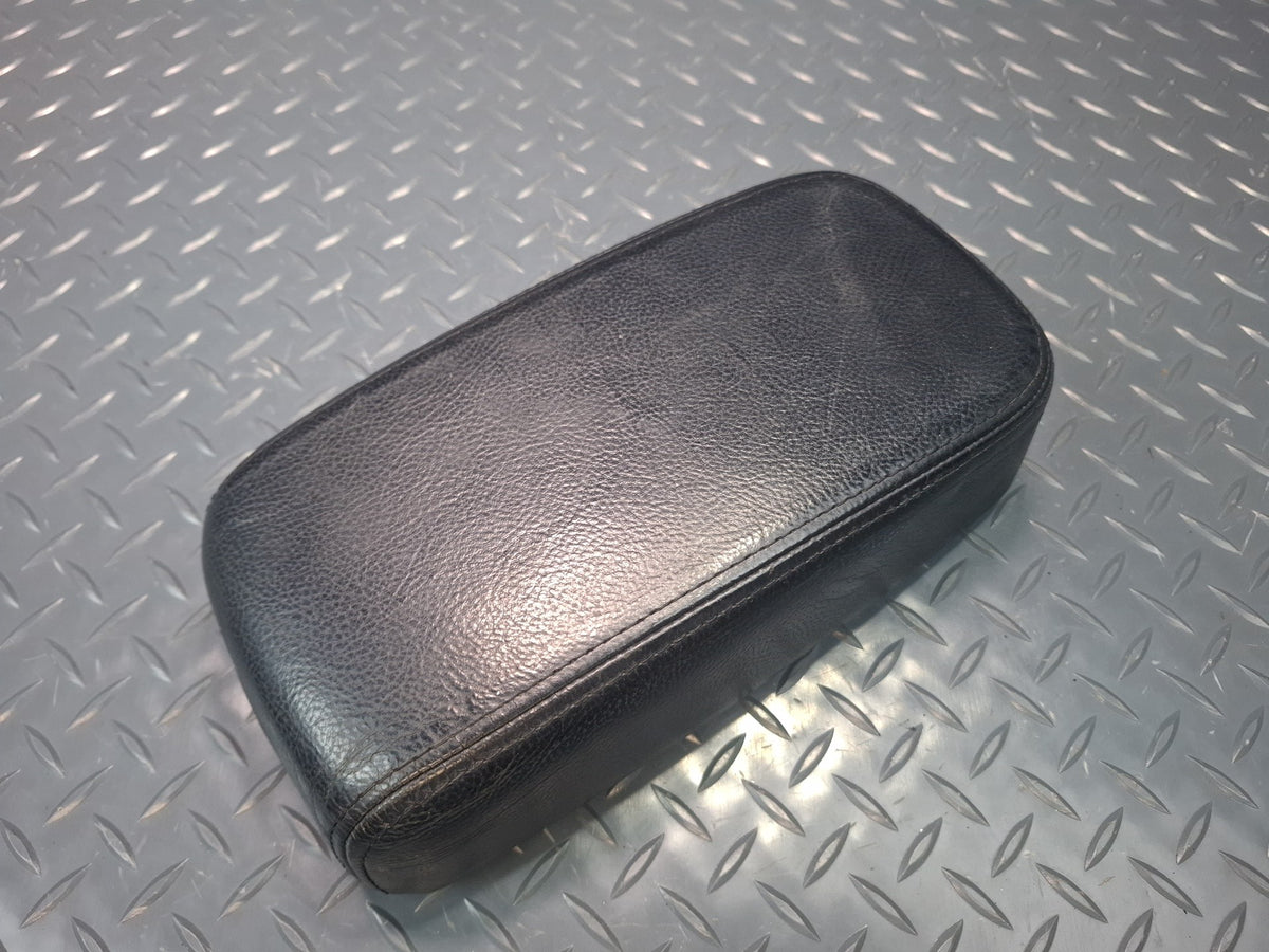02-05 Ford Thunderbird Center Console Leather Armrest Lid Cover Black OEM