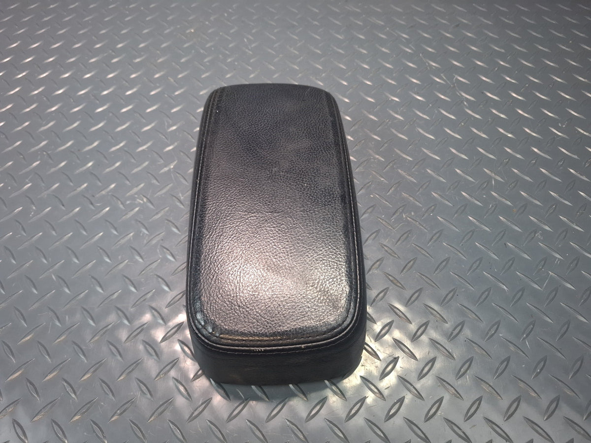 02-05 Ford Thunderbird Center Console Leather Armrest Lid Cover Black OEM