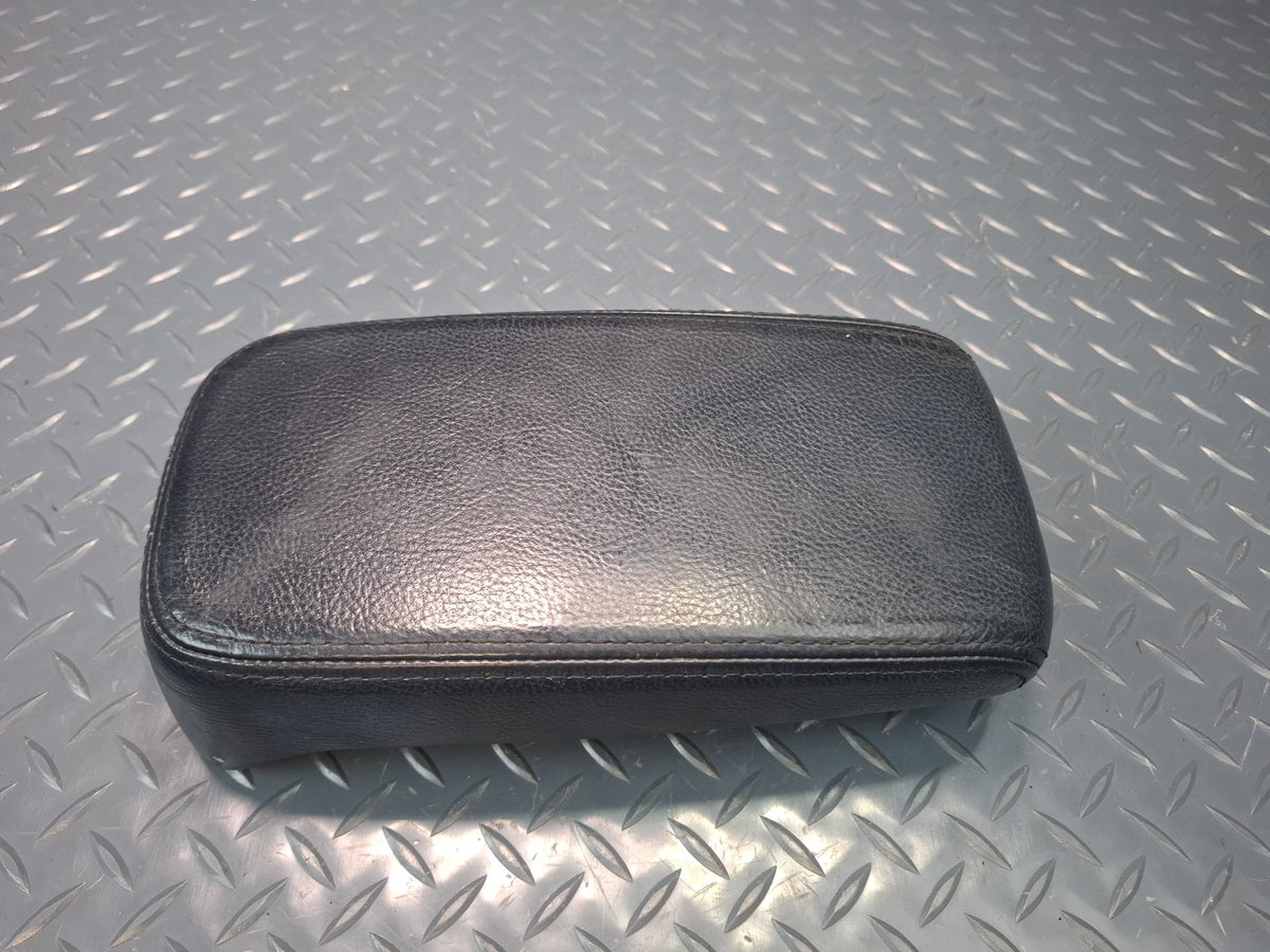 02-05 Ford Thunderbird Center Console Leather Armrest Lid Cover Black OEM