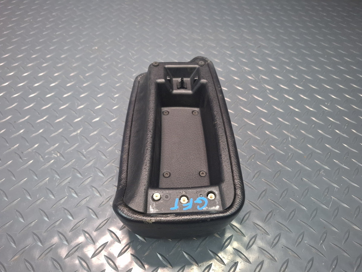 02-05 Ford Thunderbird Center Console Leather Armrest Lid Cover Black OEM