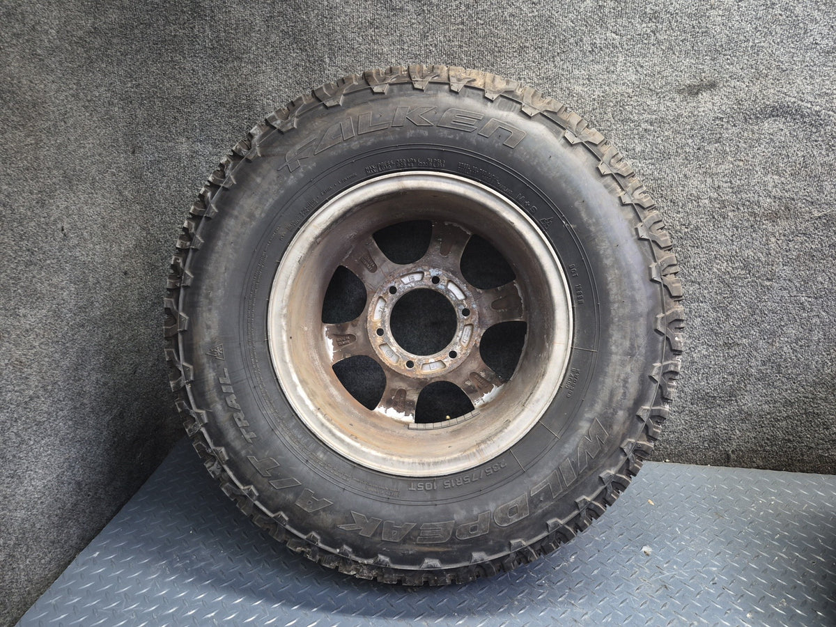94-95 Toyota Hiace Set of 4 Weds R15" Alloy Wheel Rim 15x6.5J ET28 235/75 OEM