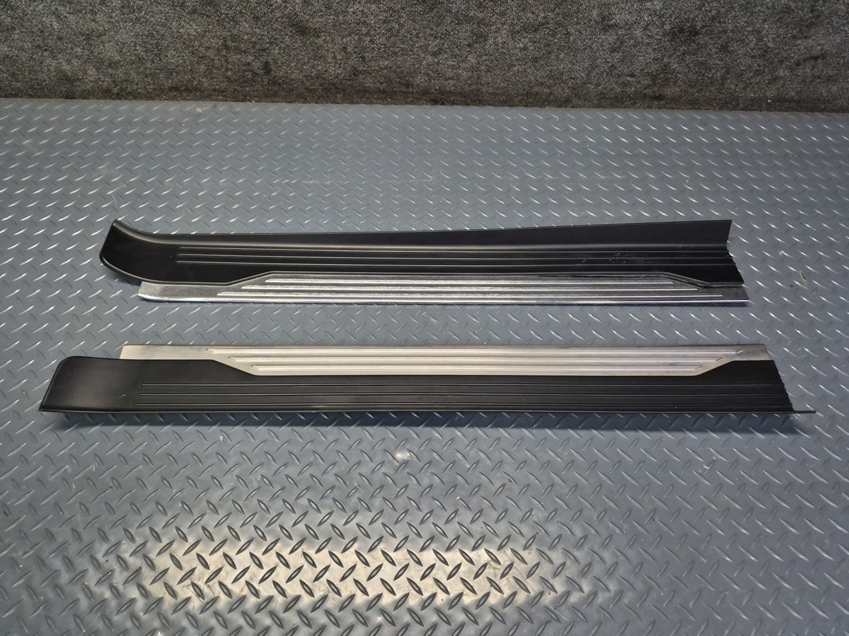 1994-1997 BMW E31 840Ci Left & Right Door Scuff Sill Plate Trim Panel Set of 2
