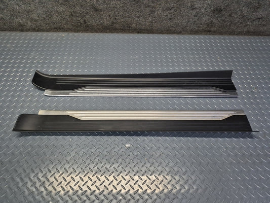 1994-1997 BMW E31 840Ci Left & Right Door Scuff Sill Plate Trim Panel Set of 2