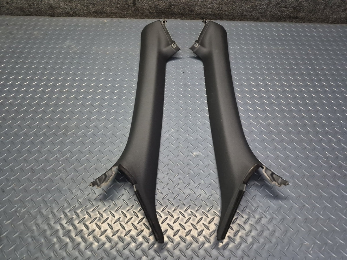 10-17 Audi 8F7 RS5 Convertible Front Left & Right Interior A Pillar Trim Set OEM
