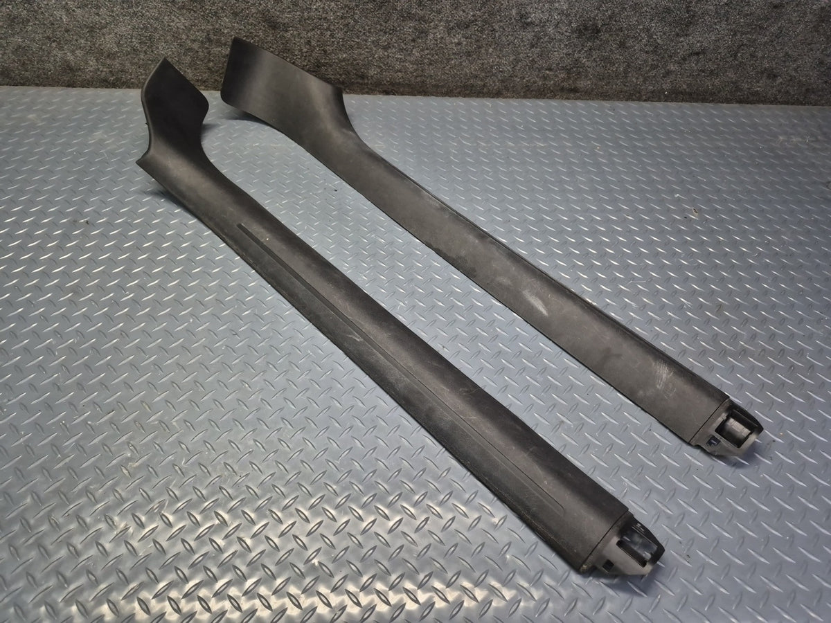 10-16 Audi B8 S5 RS5 Convert Set of 2 Front Door Inner Scuff Sill Trim Panel OEM
