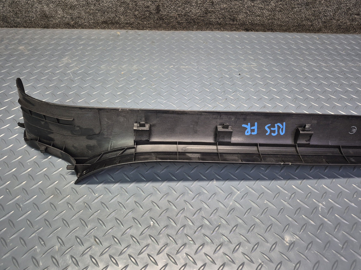 10-16 Audi B8 S5 RS5 Convert Set of 2 Front Door Inner Scuff Sill Trim Panel OEM