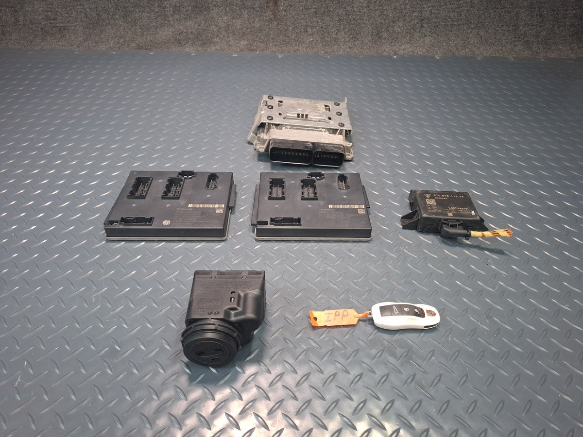 2013 Porsche Panamera 970 3.6L AWD Engine ECU ECM BCU BCM Ignition Lock KEY Set