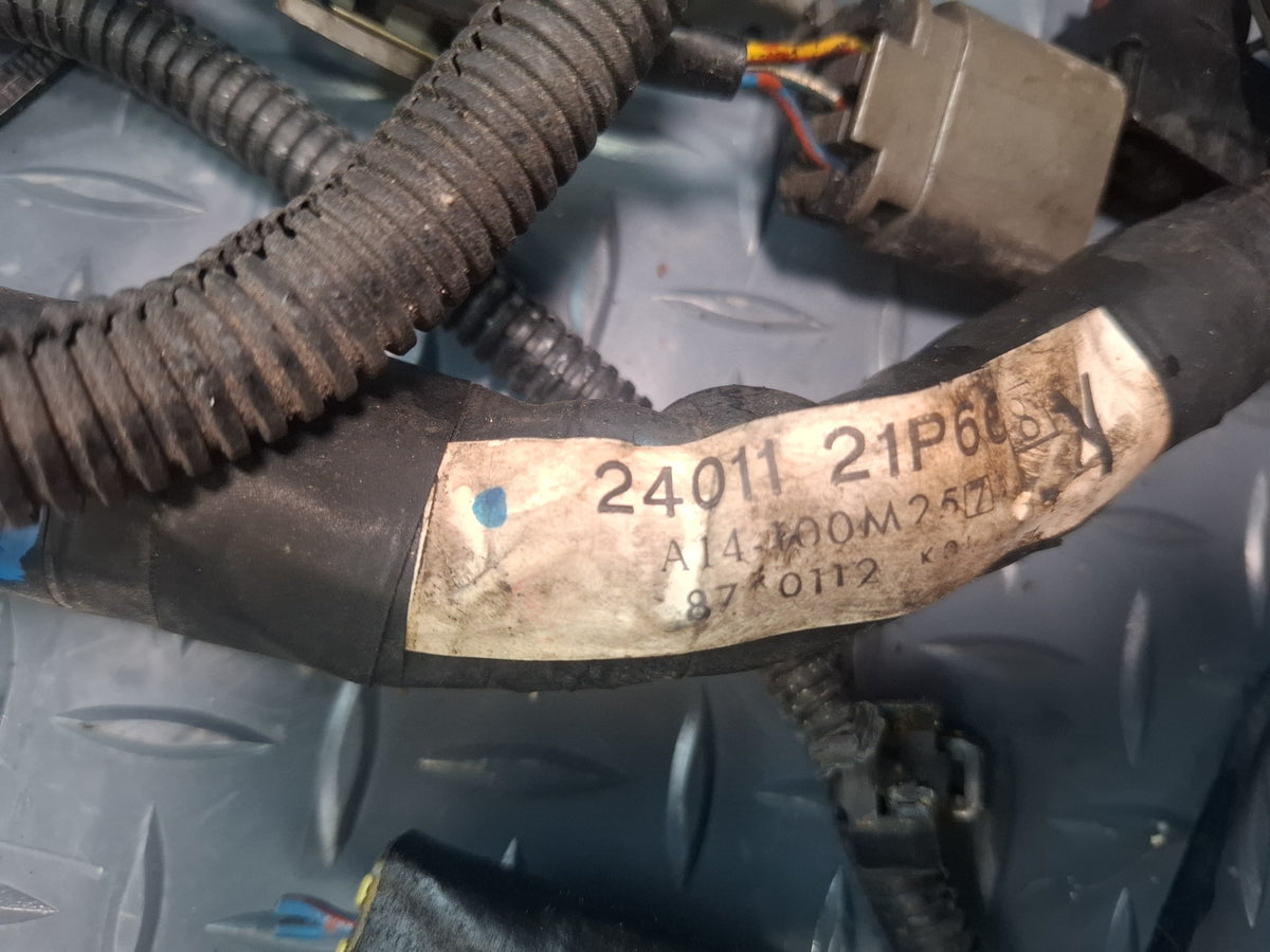 1987 Nissan Z31 300ZX NA VG30E Engine Starter Alternator Wiring Harness Set OEM