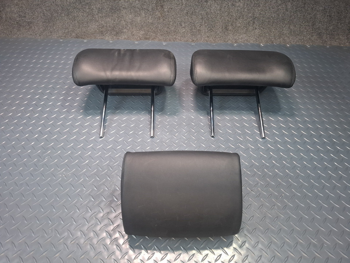 2010 Lexus UVF46L LS600h Set of 3 Rear Left Center Right Seat Headrest OEM
