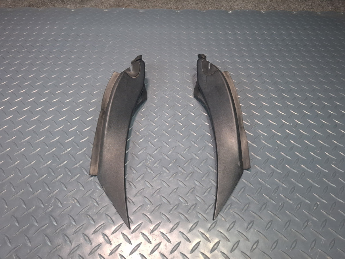 02-05 Ford Thunderbird Set of 2 Windshield Cowl Trim Cover Panel Black OEM