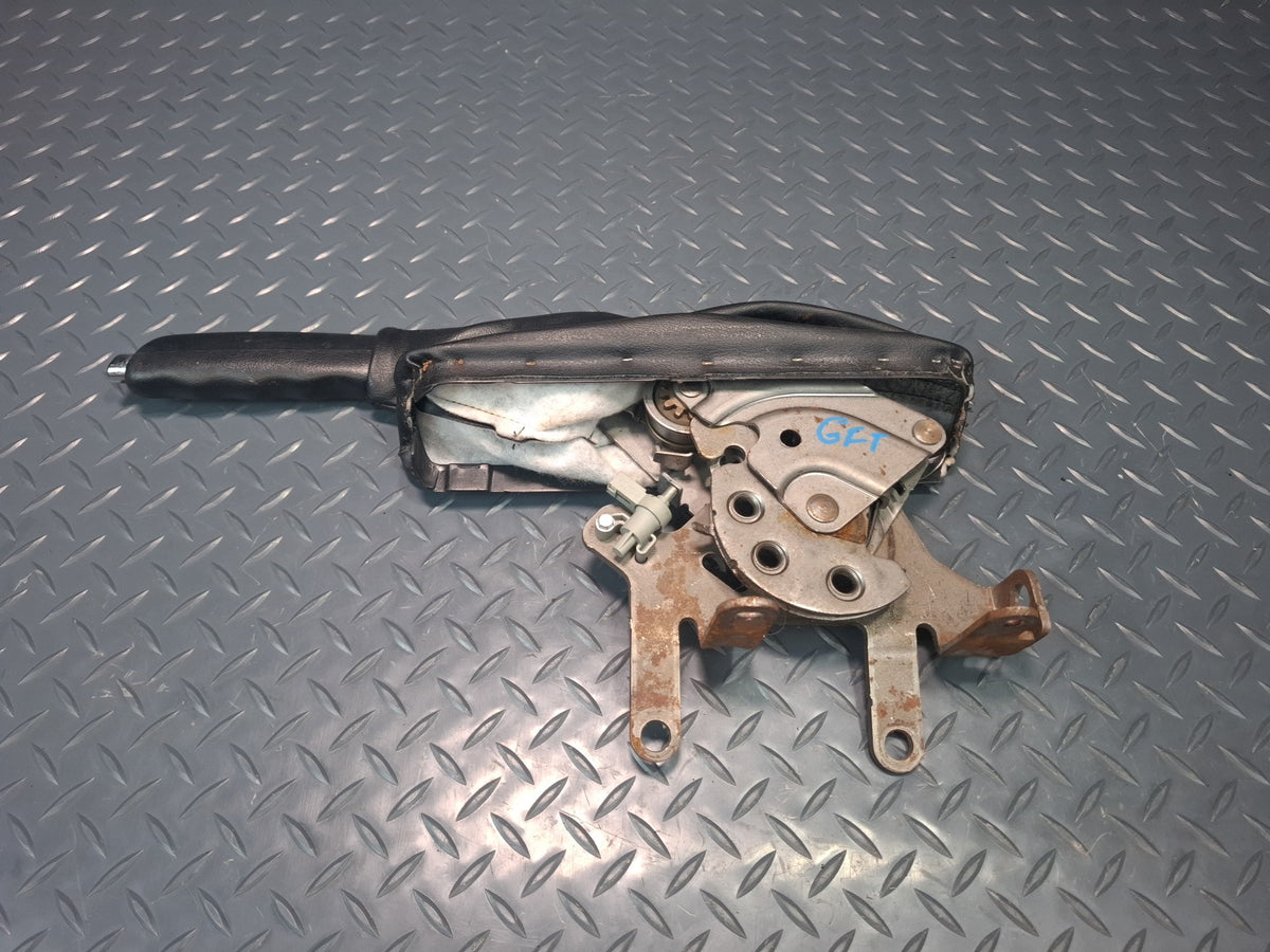 02-05 Ford Thunderbird Parking Handbrake Lever w Housing & Boot Cover Assy OEM