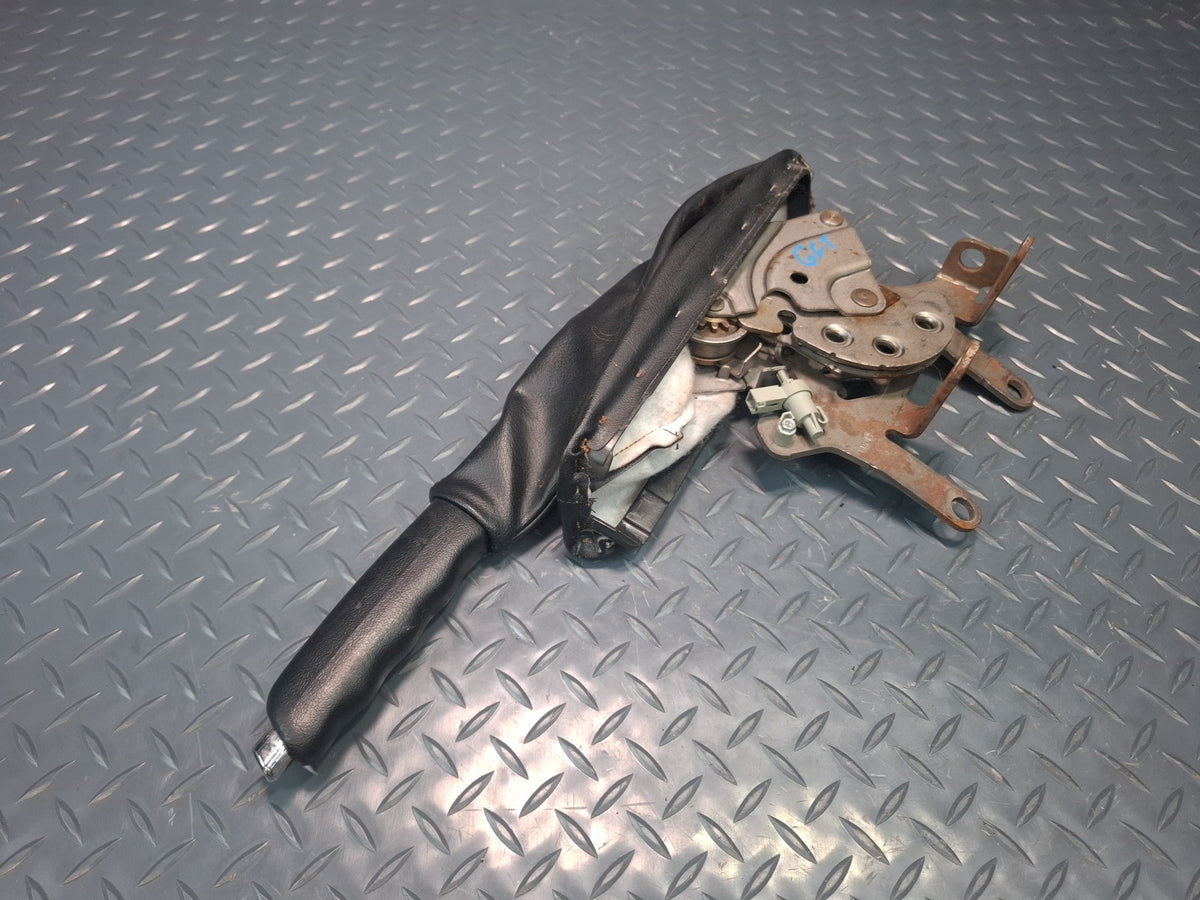 02-05 Ford Thunderbird Parking Handbrake Lever w Housing & Boot Cover Assy OEM