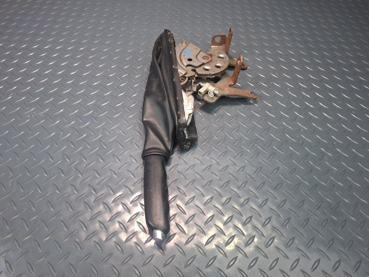 02-05 Ford Thunderbird Parking Handbrake Lever w Housing & Boot Cover Assy OEM