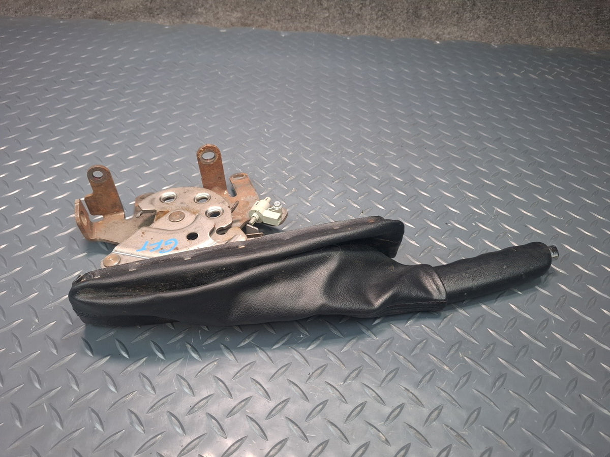 02-05 Ford Thunderbird Parking Handbrake Lever w Housing & Boot Cover Assy OEM