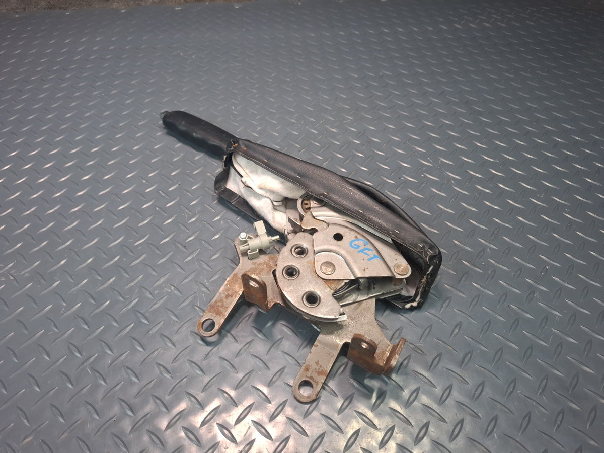 02-05 Ford Thunderbird Parking Handbrake Lever w Housing & Boot Cover Assy OEM
