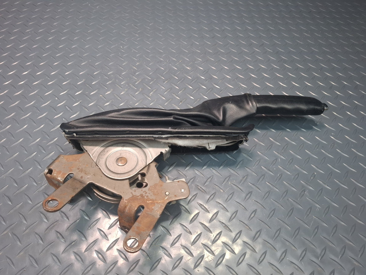 02-05 Ford Thunderbird Parking Handbrake Lever w Housing & Boot Cover Assy OEM