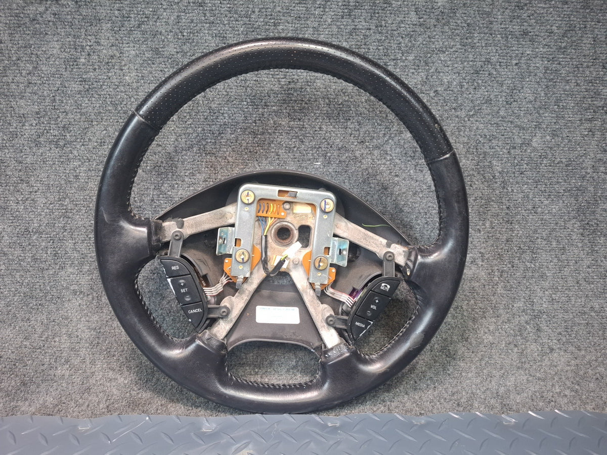 02-05 Ford Thunderbird Leather Steering Black w Controls OEM