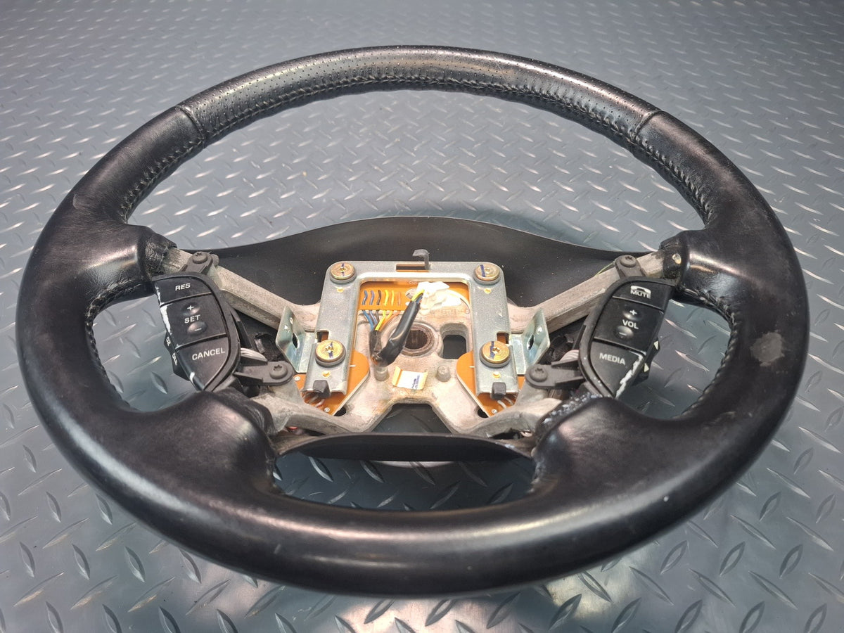02-05 Ford Thunderbird Leather Steering Black w Controls OEM