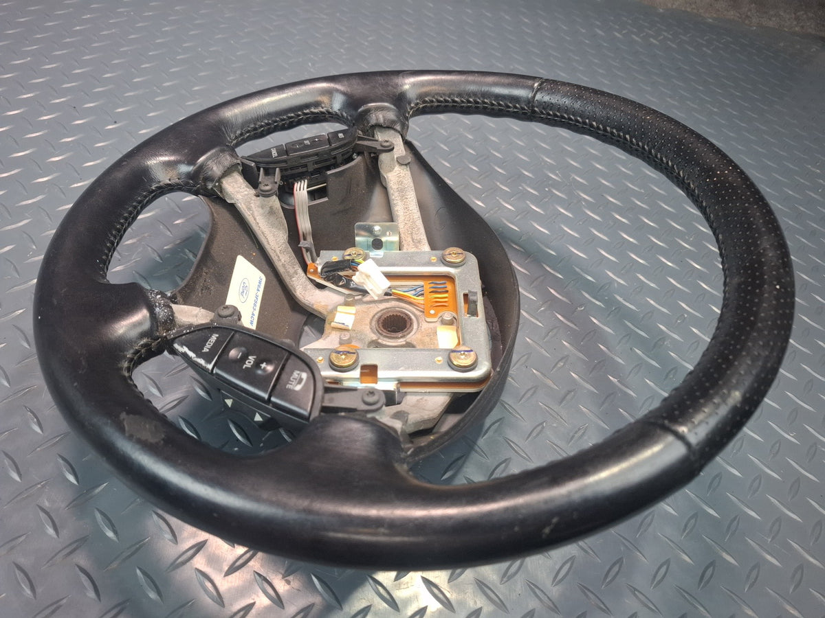 02-05 Ford Thunderbird Leather Steering Black w Controls OEM