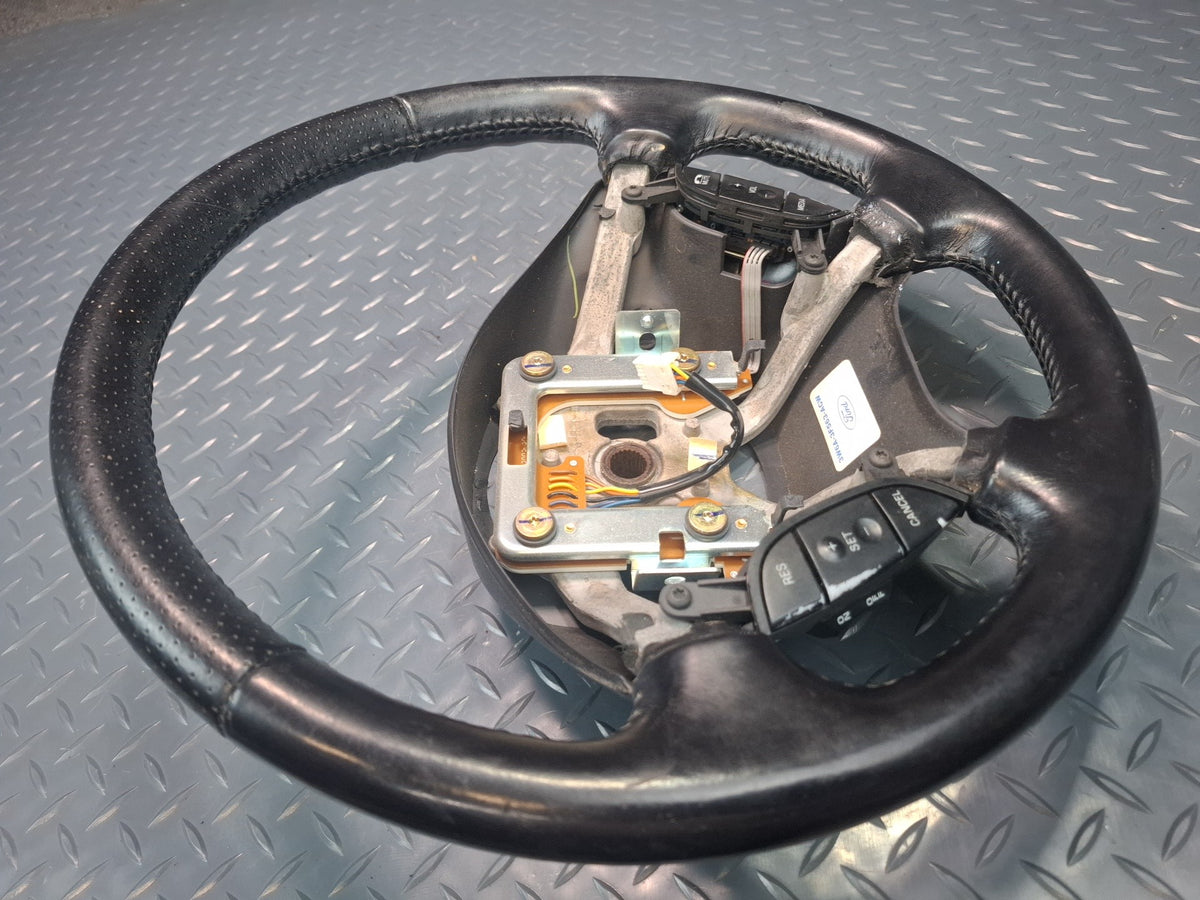 02-05 Ford Thunderbird Leather Steering Black w Controls OEM
