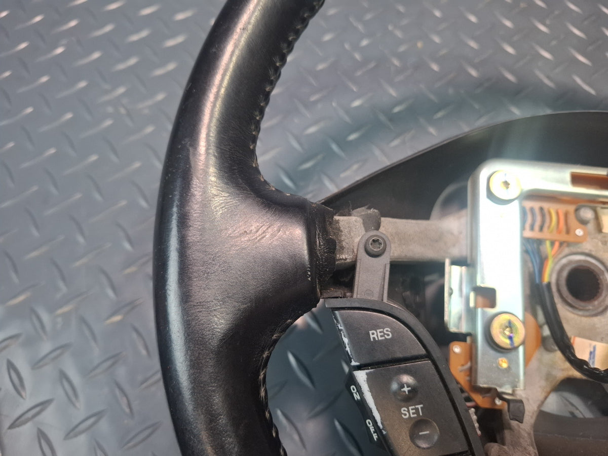 02-05 Ford Thunderbird Leather Steering Black w Controls OEM
