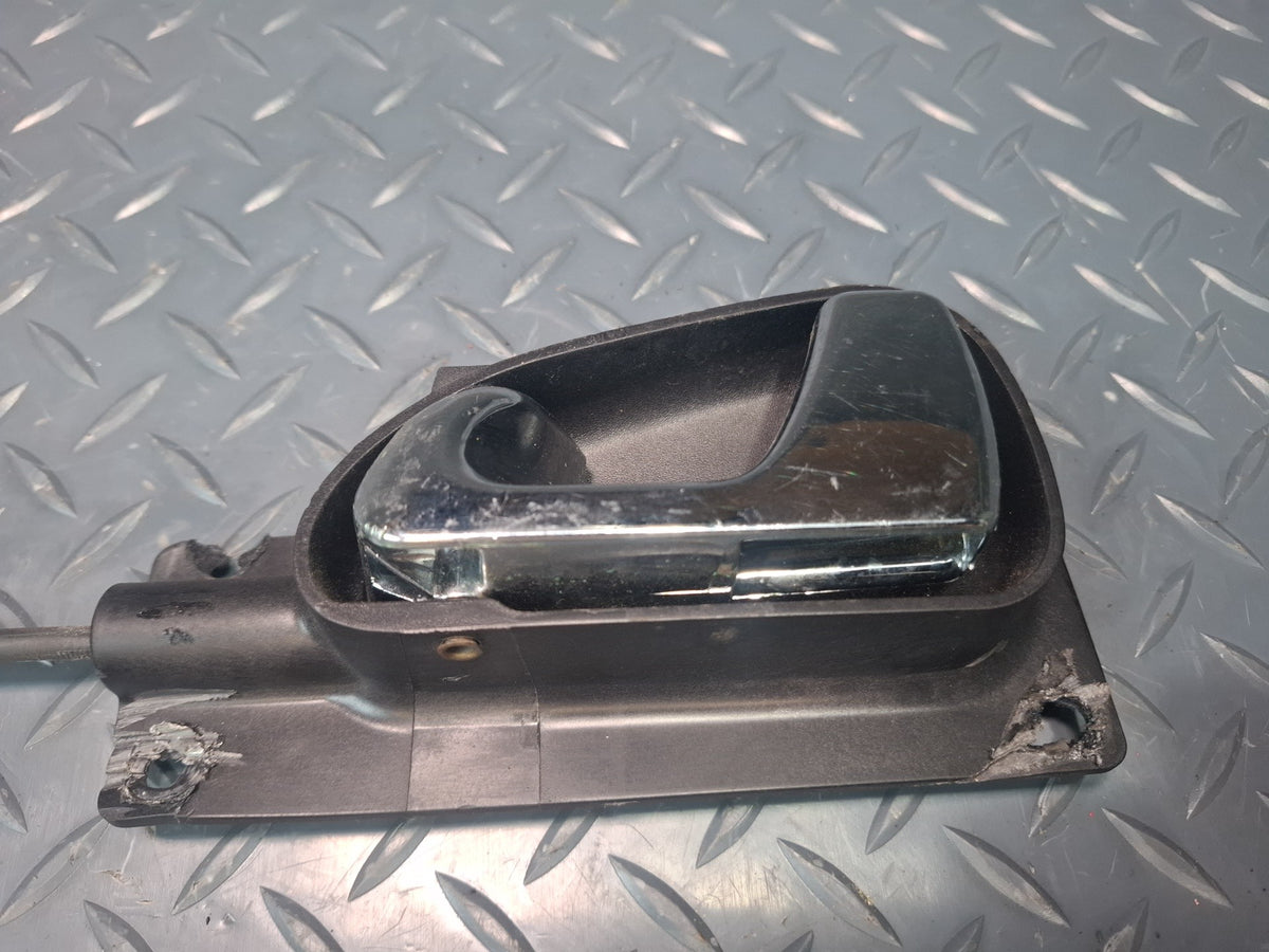02-05 Ford Thunderbird Left Driver Door Interior Handle w Cable Dmgd