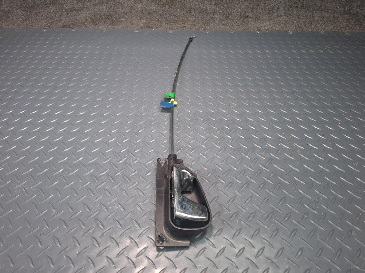 02-05 Ford Thunderbird Left Driver Door Interior Handle w Cable Dmgd