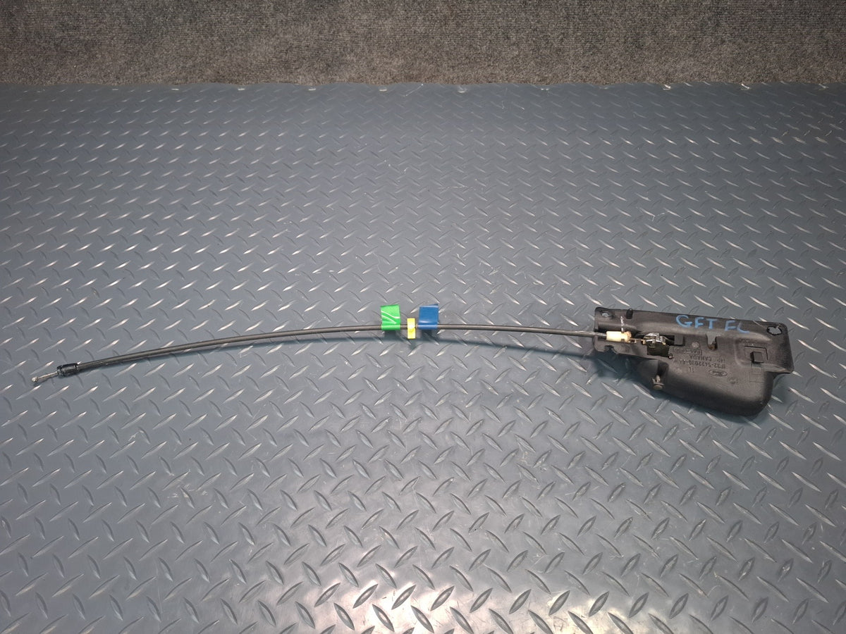 02-05 Ford Thunderbird Left Driver Door Interior Handle w Cable Dmgd