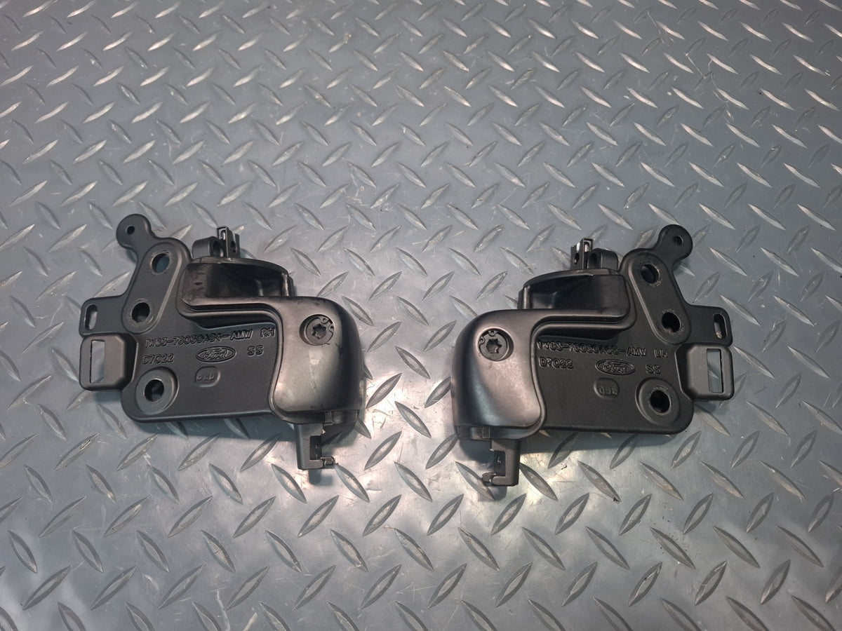 02-05 Ford Thunderbird Set of 2 Convertible Windshield Lock Latch Receiver OEM