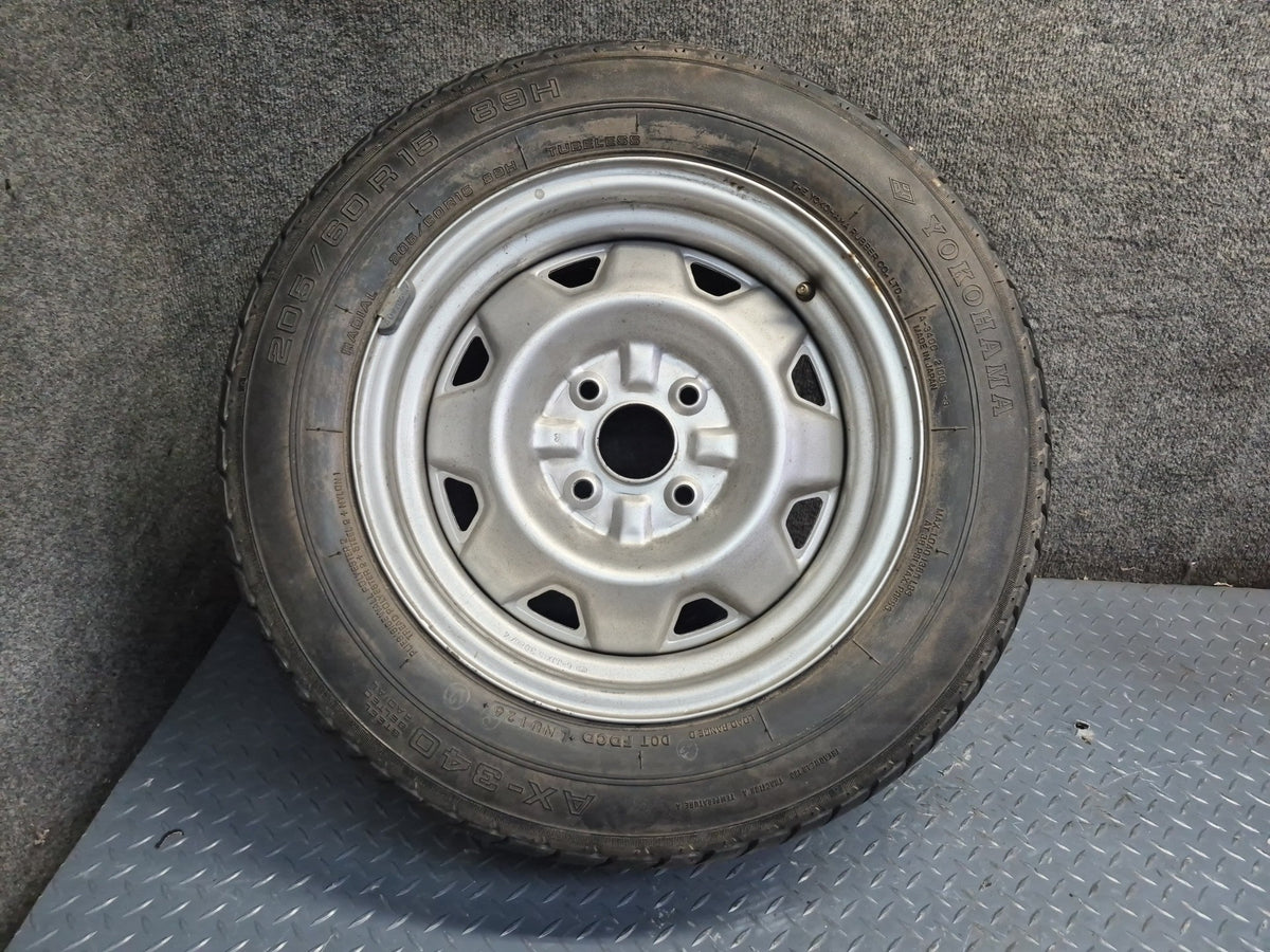84-88 Toyota Cressida MX73 Spare Tire R15 15" Wheel 15x6J ET24 205/60 OEM