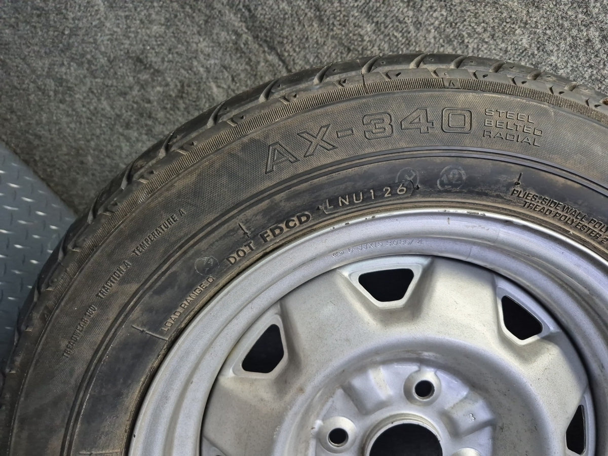 84-88 Toyota Cressida MX73 Spare Tire R15 15" Wheel 15x6J ET24 205/60 OEM