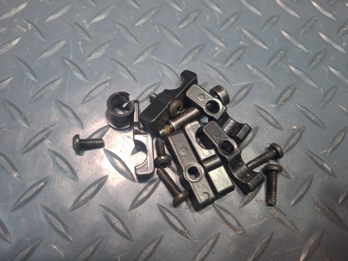 02-05 Ford Thunderbird Convertible Soft Roof TOP Latch Clamp Handle Set OEM