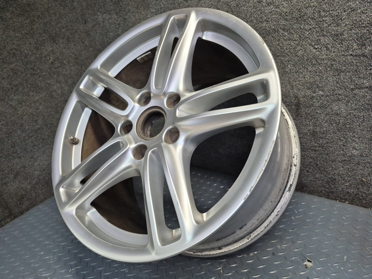 10-16 Porsche Panamera 970 Rear R19" Alloy 5 Double Spoke Wheel Rim 19x10J ET61