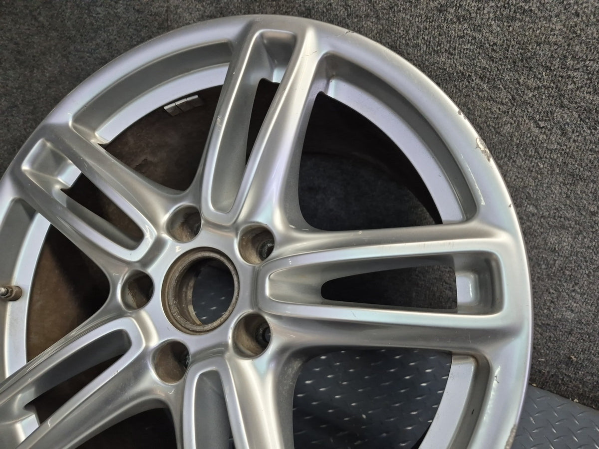 10-16 Porsche Panamera 970 Rear R19" Alloy 5 Double Spoke Wheel Rim 19x10J ET61