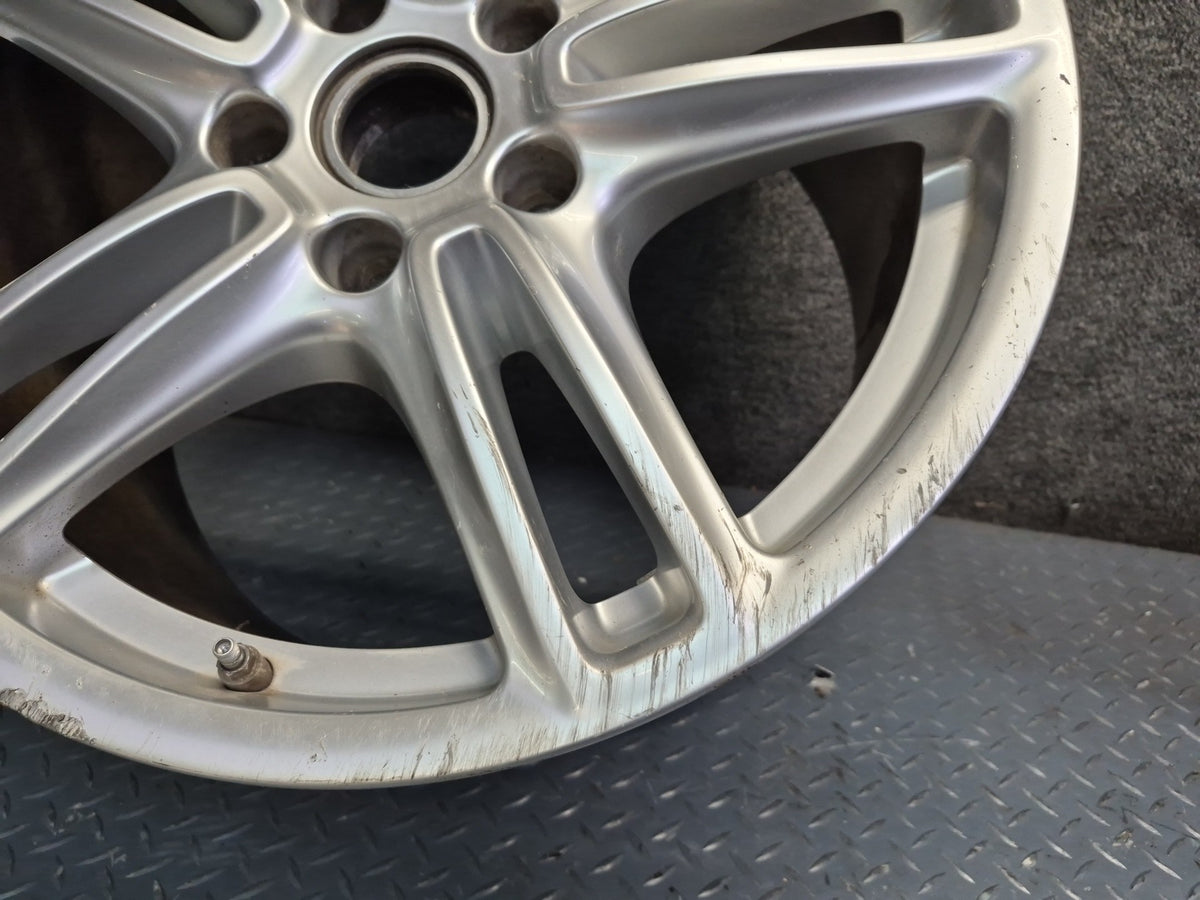 10-16 Porsche Panamera 970 Rear R19" Alloy 5 Double Spoke Wheel Rim 19x10J ET61