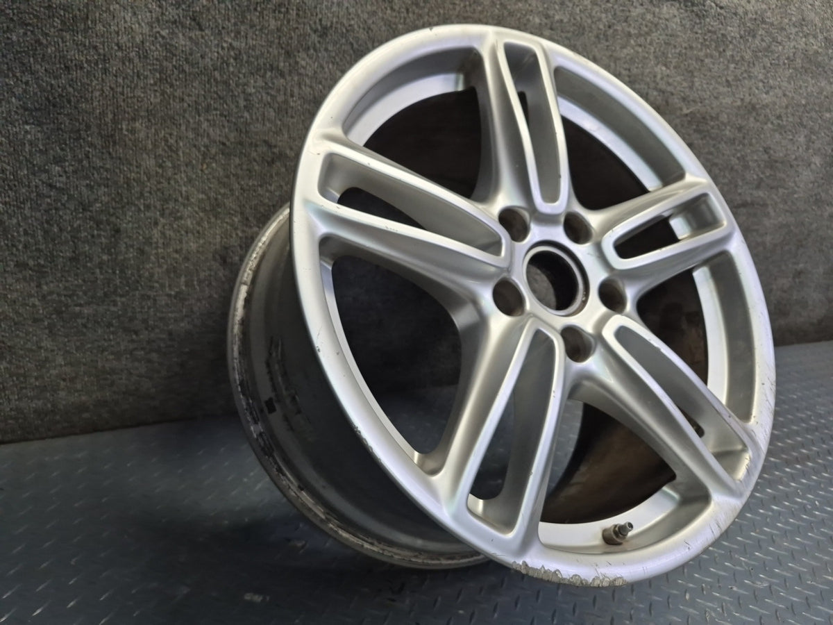 10-16 Porsche Panamera 970 Rear R19" Alloy 5 Double Spoke Wheel Rim 19x10J ET61