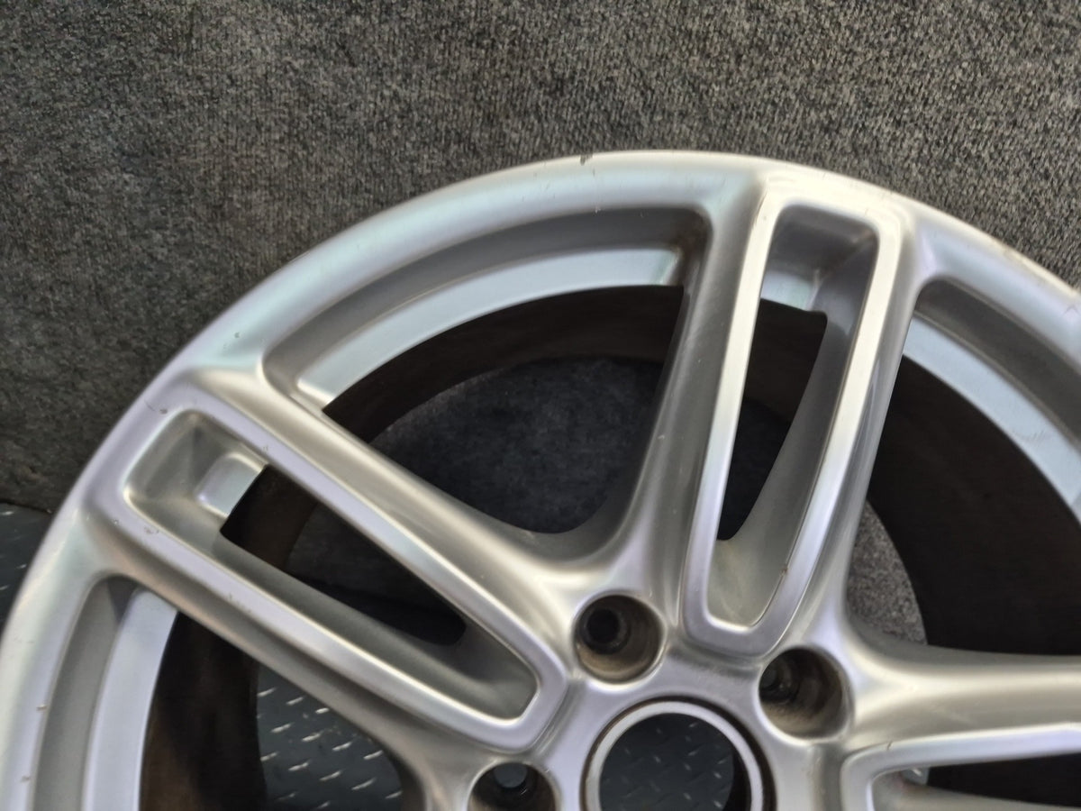 10-16 Porsche Panamera 970 Rear R19" Alloy 5 Double Spoke Wheel Rim 19x10J ET61
