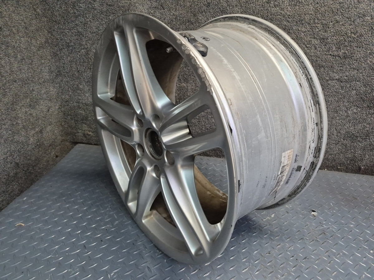 10-16 Porsche Panamera 970 Rear R19" Alloy 5 Double Spoke Wheel Rim 19x10J ET61