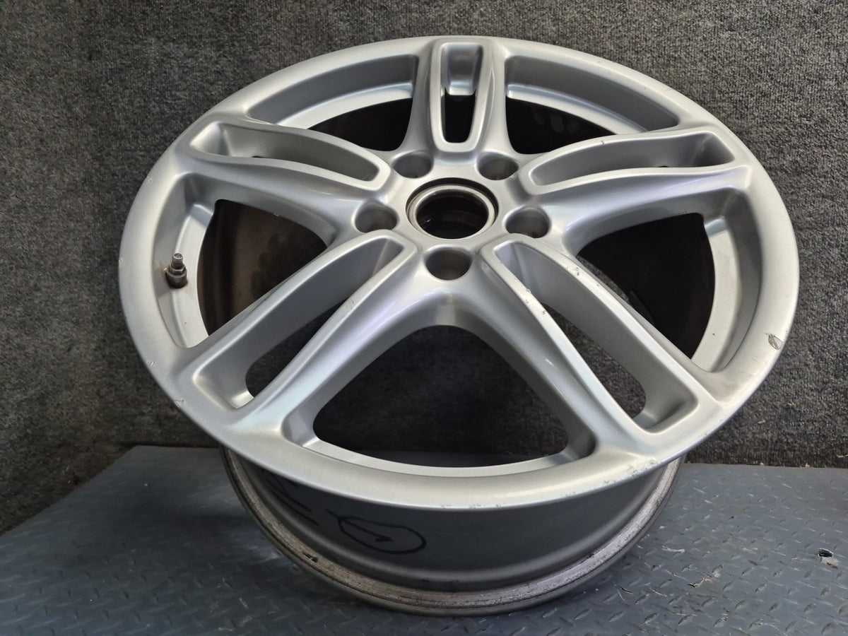 10-16 Porsche Panamera 970 Front R19" Alloy 5 Double Spoke Wheel Rim 19x9J ET60