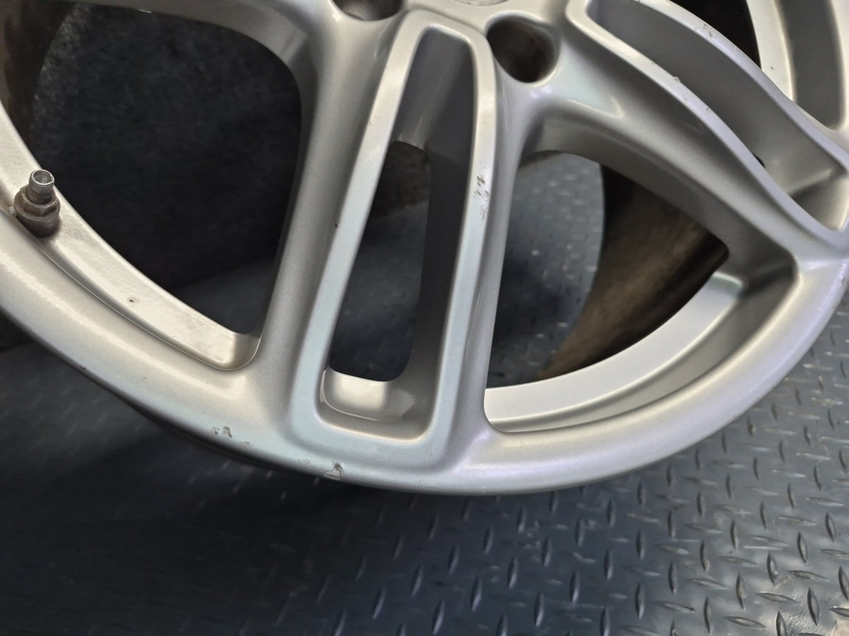 10-16 Porsche Panamera 970 Front R19" Alloy 5 Double Spoke Wheel Rim 19x9J ET60