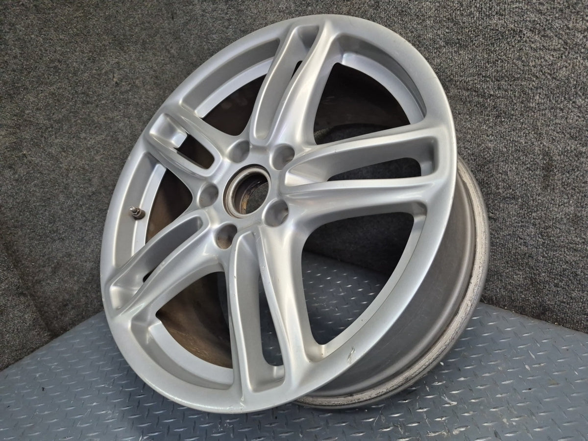 10-16 Porsche Panamera 970 Front R19" Alloy 5 Double Spoke Wheel Rim 19x9J ET60