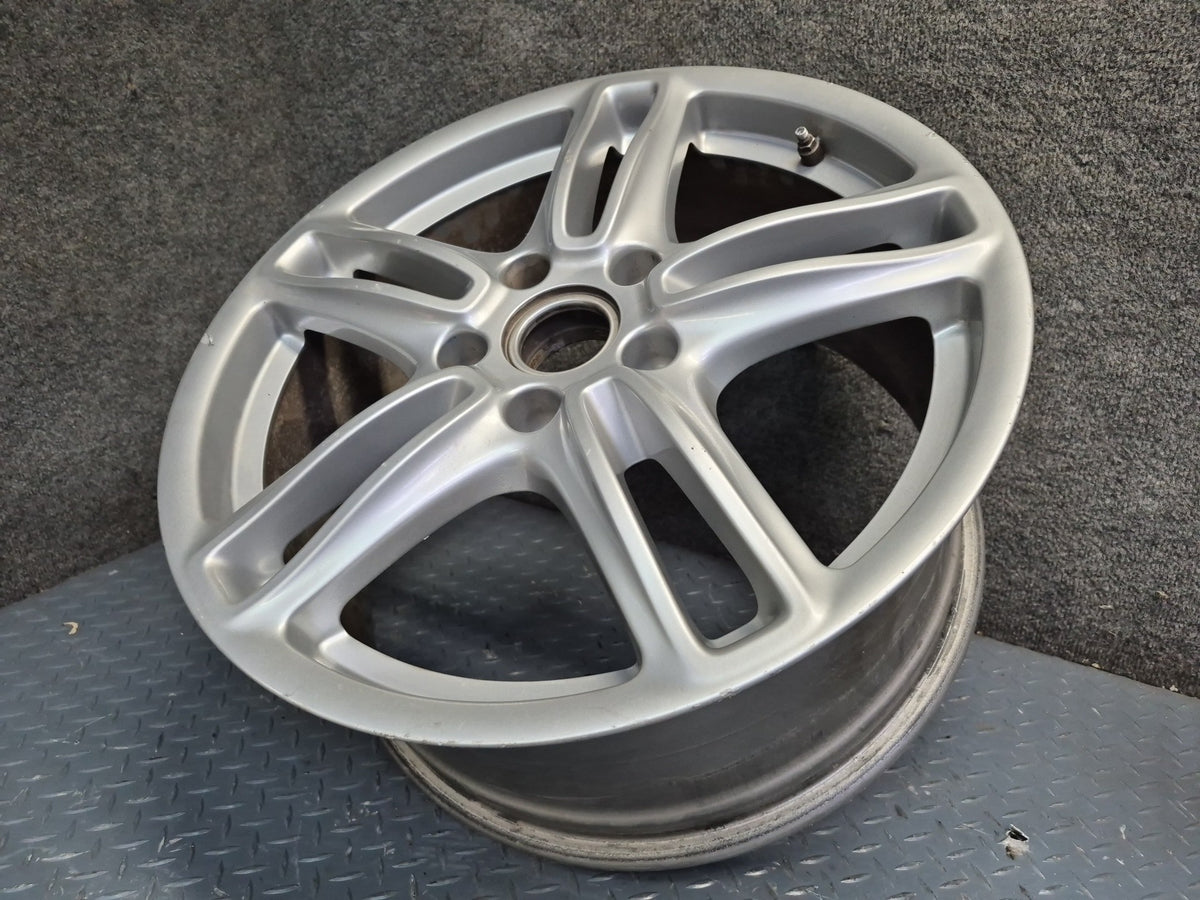 10-16 Porsche Panamera 970 Front R19" Alloy 5 Double Spoke Wheel Rim 19x9J ET60
