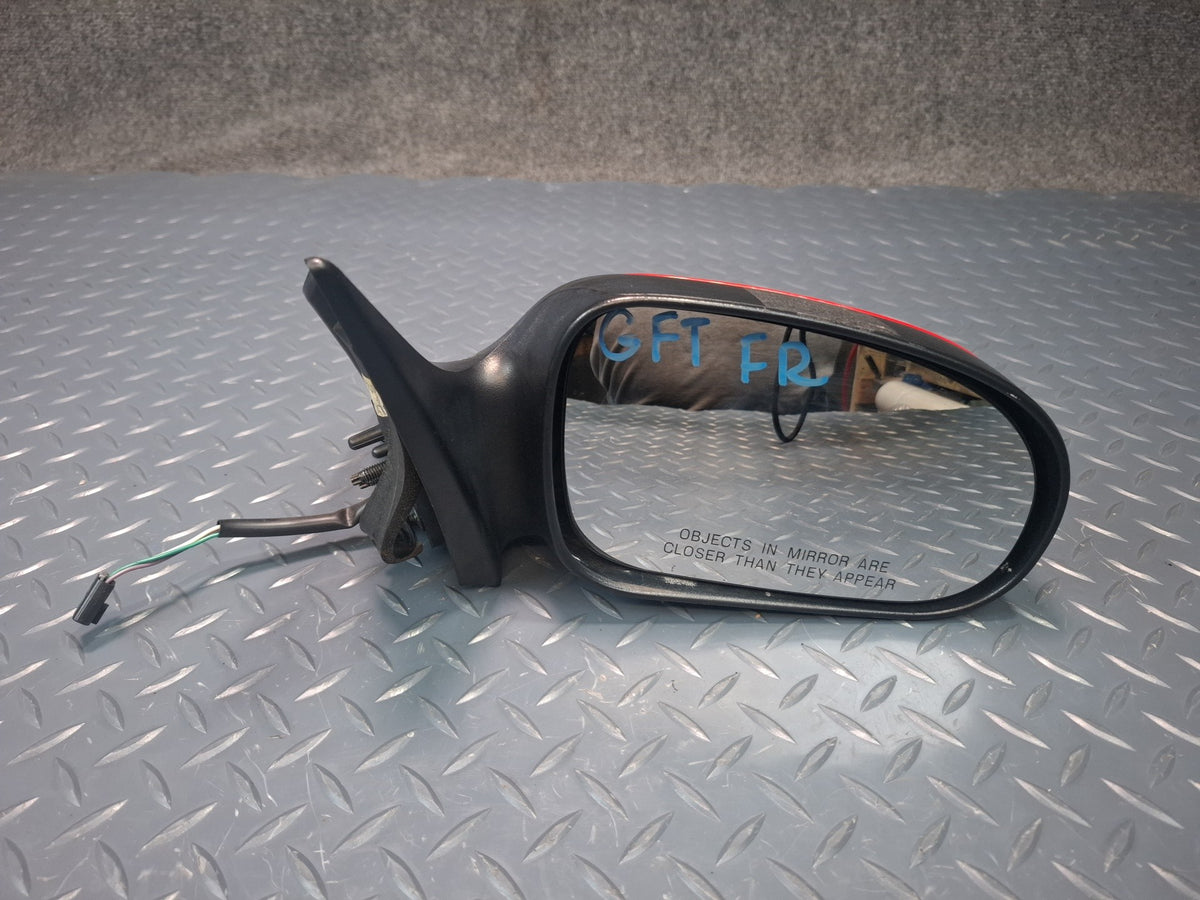 02-05 Ford Thunderbird Right Door Exterior Side View Power Mirror RED OEM