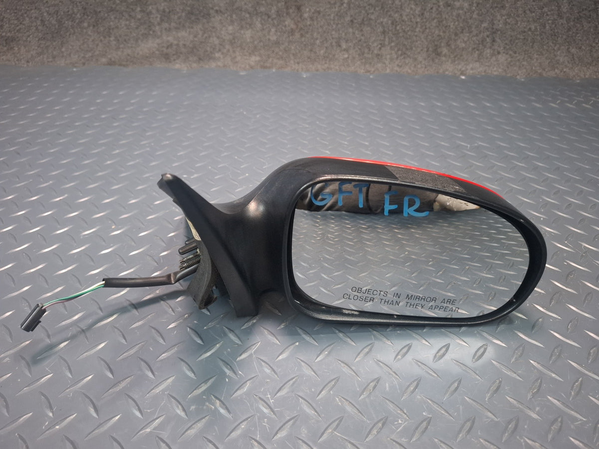 02-05 Ford Thunderbird Right Door Exterior Side View Power Mirror RED OEM