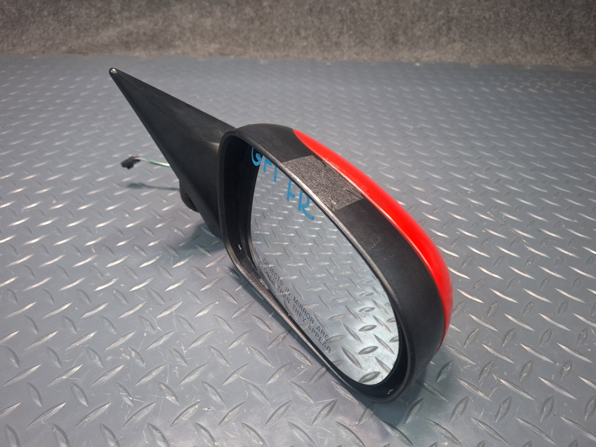 02-05 Ford Thunderbird Right Door Exterior Side View Power Mirror RED OEM