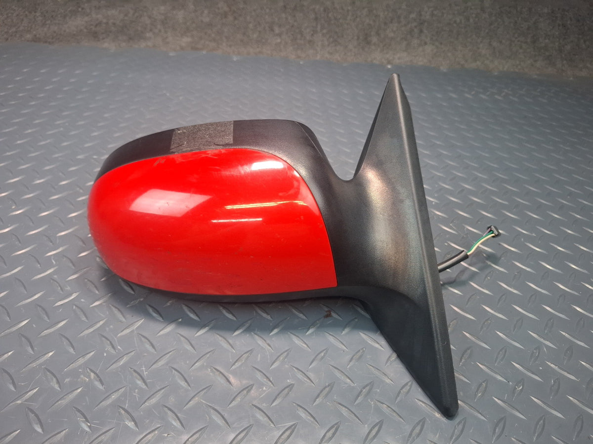 02-05 Ford Thunderbird Right Door Exterior Side View Power Mirror RED OEM