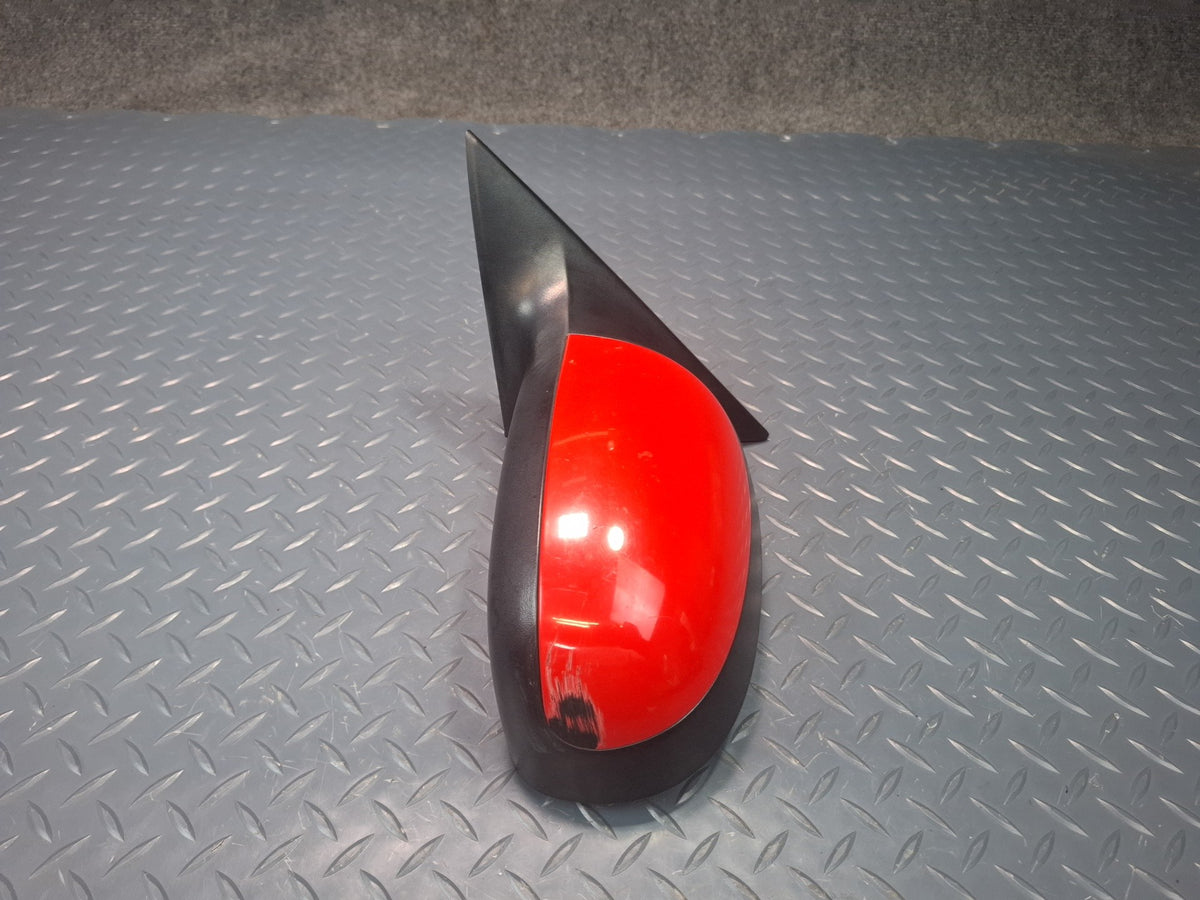 02-05 Ford Thunderbird Left Door Exterior Side View Power Mirror RED OEM
